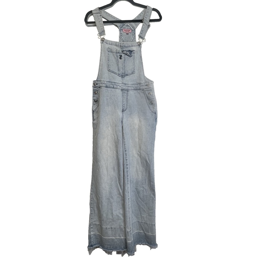 Juicy Couture Overalls with Release Hem Wide Leg Size S Retro‎ 70's 80's 90s Y2K